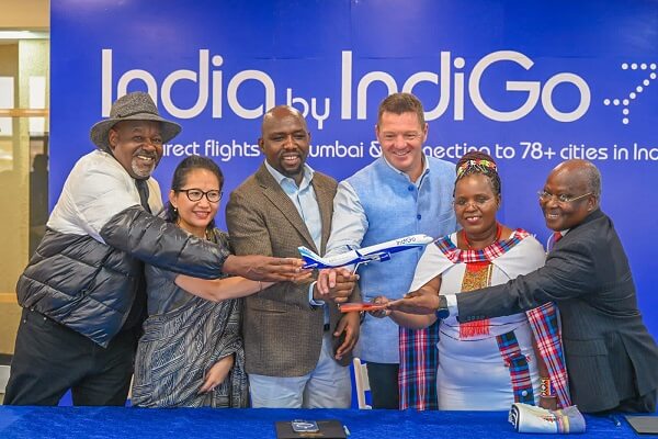 Kenya receives inaugural direct flight of Indigo Airlines from India