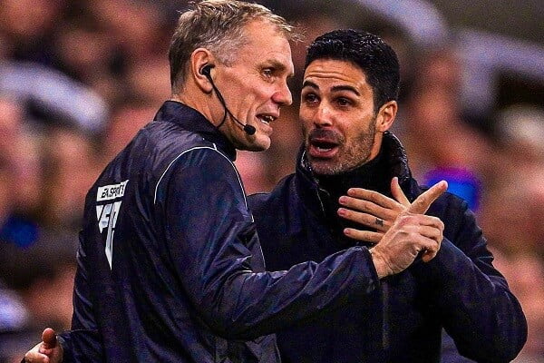 The result is a disgrace, says Mikel Arteta