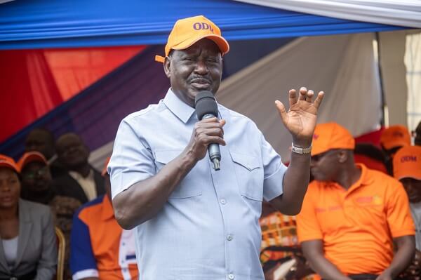The murder of women is now a national emergency, says Raila